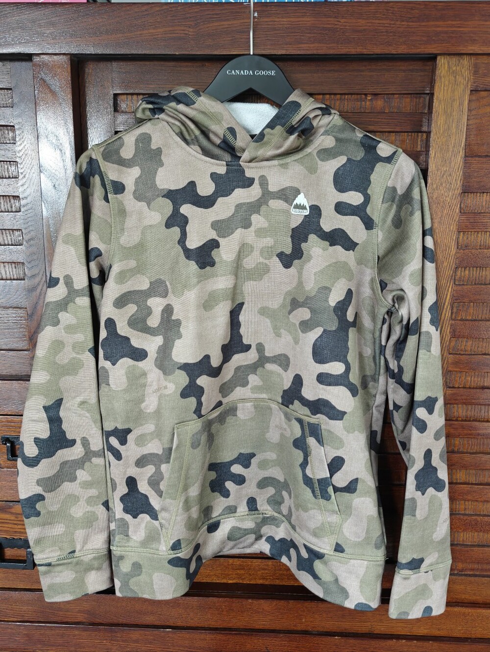 Burton Boys Camo Pullover Hoodie Boys Size 12